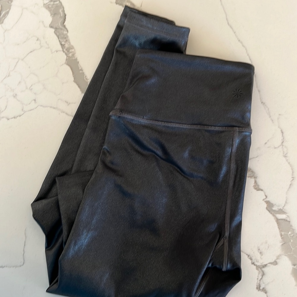 Athleta Elation Coated Shimmer Tight (M)